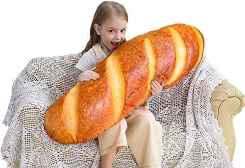 3D Baguette Bread Pillow (23-Inch)