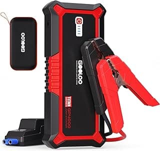 GOOLOO GP4000: SuperSafe 4000A Jump Starter - 12V Car Battery Booster Pack