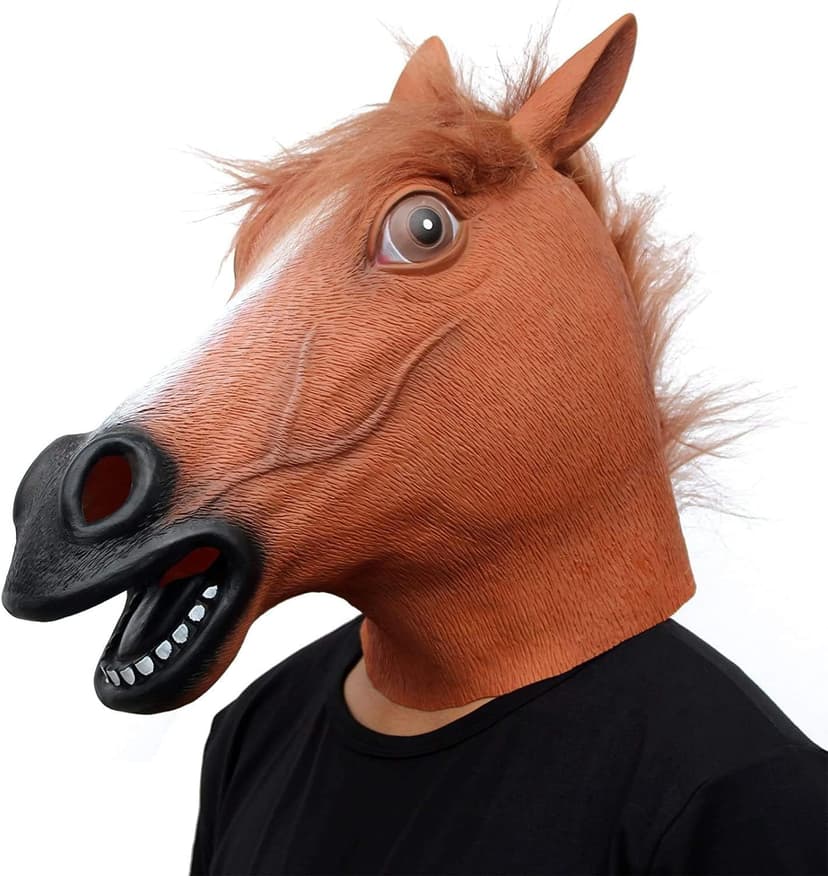 CreepyParty Horse Head Mask