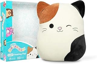 Squishmallows Cam The Cat by Relatable, Microwavable Heating Pad for Period C...